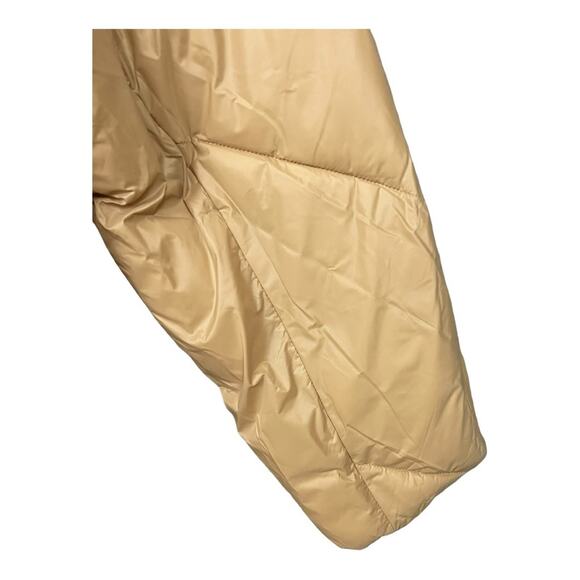 J. Crew Villa Shiny Puffer Coat Made with PrimaLoft in Sand Castle Size S NWT - Picture 10 of 15